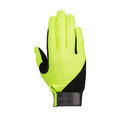 Battles Hy Equestrian Absolute Fit Glove Reflective Yellow Adult