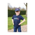 British Country Collection Three Tractors Childrens Navy T-Shirt