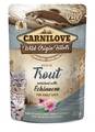 Carnilove Trout with Echinacea Adult Cat Food Pouches