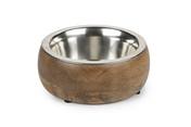 Designed by Lotte 2 in 1 Wooden Pet Food Bowl
