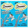 Dreamies Meaty Sticks Adult Cat Treats with Scrumptious Salmon
