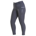 Firefoot Thirsk Fleece Lined Breeches for Kids Charcoal/Impact Blue