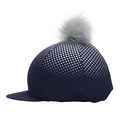 Hy Equestrian Glitter Explosion Hat Cover Navy/Silver