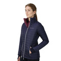 Hy Equestrian Synergy Padded Jacket Navy & Fig