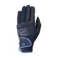 Hy Sport Active Young Rider Navy/Pencil Point Grey Riding Gloves