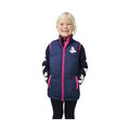 Little Unicorn Child's Padded Gilet By Little Rider Navy & Pink