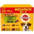 Pedigree Adult Dog Pouches Mixed Selection in Gravy Mega Pack