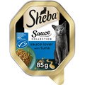Sheba Sauce Collection Cat Tray with Tuna