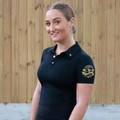 Supreme Products Active Show Rider Polo Shirt Black & Gold