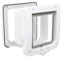 Trixie 4-Way Cat Flap Door with Tunnel White