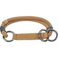 Trixie BE NORDIC Semi-Choke Leather Collar for Dogs Brown