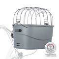 Trixie Front Bicycle Basket Plastic for Dogs Grey