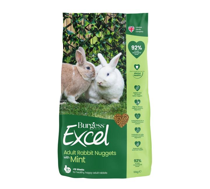 Burgess Excel Tasty Nuggets with Mint Adult Rabbit Food
