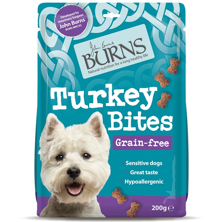 Burns Grain Free Turkey Bites Dog Treats
