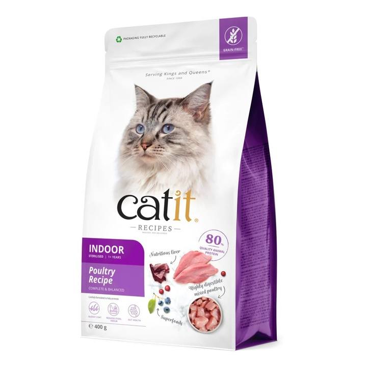 Catit Recipes Indoor/Sterilised Poultry Recipe Adult Cat Food