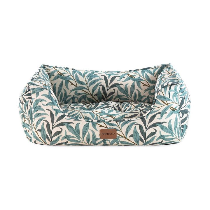 Morris & Co Willow Boughs Print Square Bed for Dogs