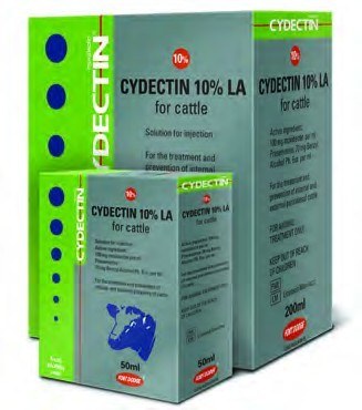 Pfizer Wormer Cydectin 10% LA For Cattle