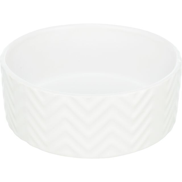 Trixie Bowl Ceramic White for Dogs