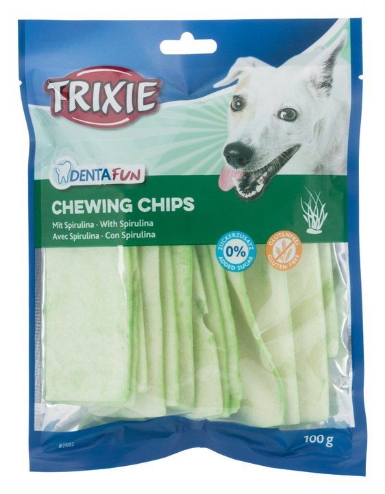 Trixie Denta Fun Spirulina Chewing Chips For Dogs