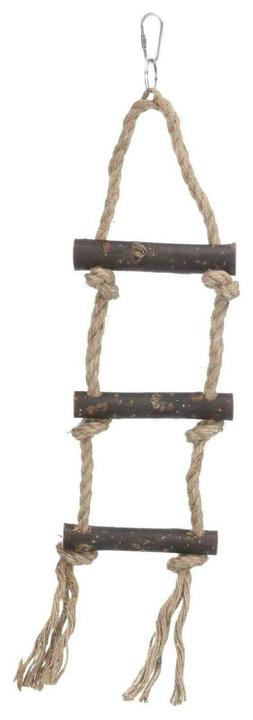 Trixie Rope & Bark Wood/Sisal Ladder 3 Rung