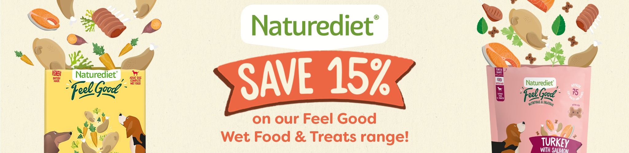 Naturediet May A Dog landing page