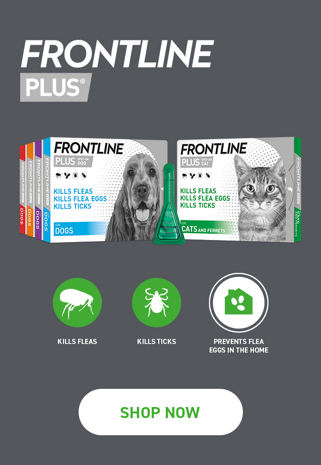 FRONTLINE Plus Flea & Tick Treatment Dogs & Cats