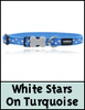 White Star on Turquoise Collar
