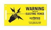 Agrifence Electric Fence Warning Signs
