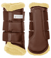 Agrihealth Dressage Soft Horse Boots Soft Brown/Beige