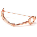 Agrihealth Pin Snaffle Rose Gold