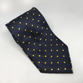 Agrihealth Show Tie Adult Polka Dot Navy/Gold