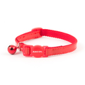 Ancol Safety Buckle Gloss Reflective Cat Collar Red