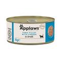Applaws Natural Tuna Fillet with Cheese in Broth Tins Cat Food