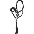 ARMA Comfy Fleece Headcollar & Rope for Horses Black