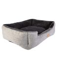 Banbury & Co Herringbone Square Bed Faux for Dogs