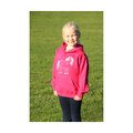 Battles British Country Collection Twinkle Pony Glitter Hoodie Fuchsia