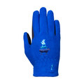 Battles Farm Collection Fleece Gloves by Little Knight Cobalt Blue Child