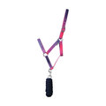 Hy Equestrian Ombre Pink/Purple/Navy Head Collar & Lead Rope