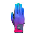 Battles Hy Equestrian Ombre Riding Gloves Navy & Vibrant Child