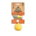 Beco Natural Rubber Slinger Toy for Fetch Yellow