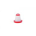 Beeztees Plastic Poultry Feeder Red & White