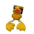 Bestpets Vinyl Rope Dog Toy Duck