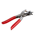 Bitz Leather Hole Punch Red