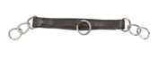 Blenheim Havana Brown Leather Curb Chain