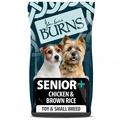 Burns Senior+ Chicken & Brown Rice Toy & Small Breed Dry Dog Food