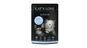 Cat's Love Junior Cat Wet Food Veal