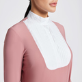 Cavalleria Long Sleeve Jersey Competition Shirt with Bib Dusty Rose