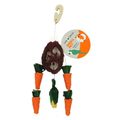 Classic Carrot & Corn Loofah Nibbler Hanger for Small Animals