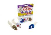 Classic Furry Fluffy Mice Cat Toys