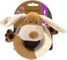 Natural Nippers Cuddle Plush Ring Dog Toy
